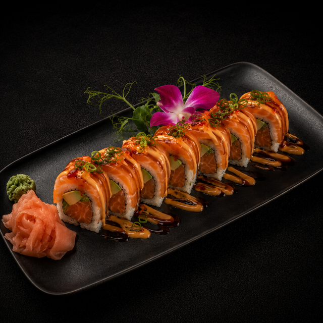 Double Salmon Roll.