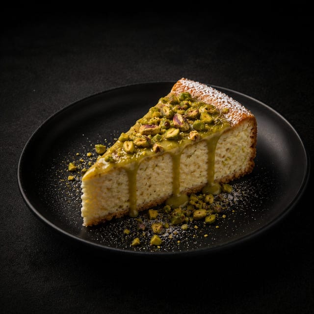 Ricotta Pistachio Cake.