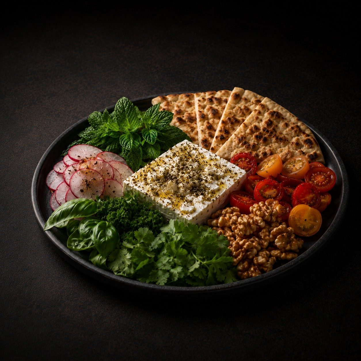 Herbs & Feta Platter.