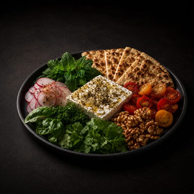 Herbs & Feta Platter.