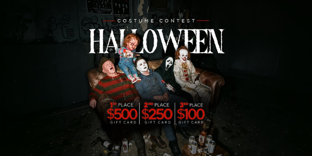 HALLOWEEN Costume Contest + $850 in Prizes