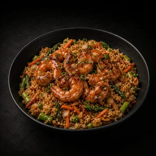 Grilled Shrimp Teriyaki Bowl